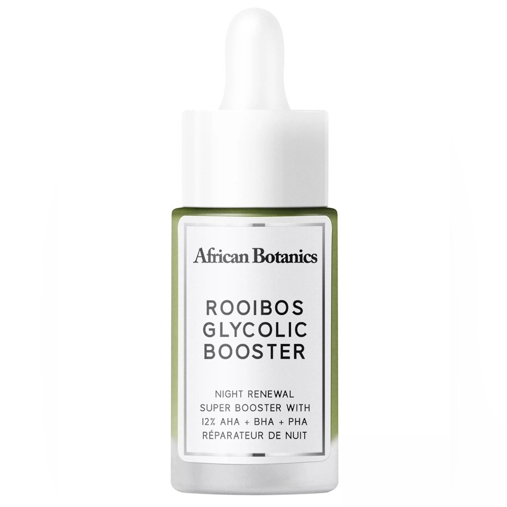 African Botanics Rooibos Glycolic Booster Night Renewal AHA BHA PHA Skin Repair